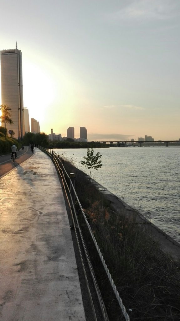 Yeouido (7) - vélo au bord de la riviere Han - Blog corée du Sud - the korean dream