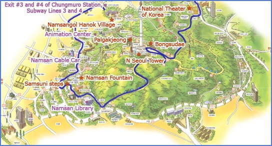 Namsan park Seoul top10 Parcs - blog coree du sud - the korean dream