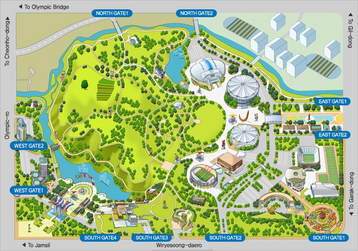 Olympic park Seoul top10 Parcs - blog coree du sud - the korean dream