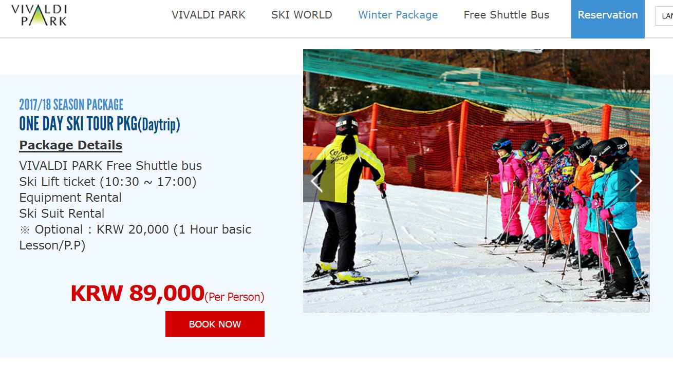 Faire du ski en coree - blog coree du sud - the korean dream