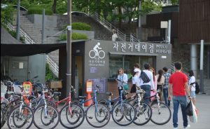 Yeouido - vélo au bord de la riviere Han - Blog corée du Sud - the korean dream