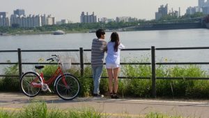 Yeouido - vélo au bord de la riviere Han - Blog corée du Sud - the korean dream