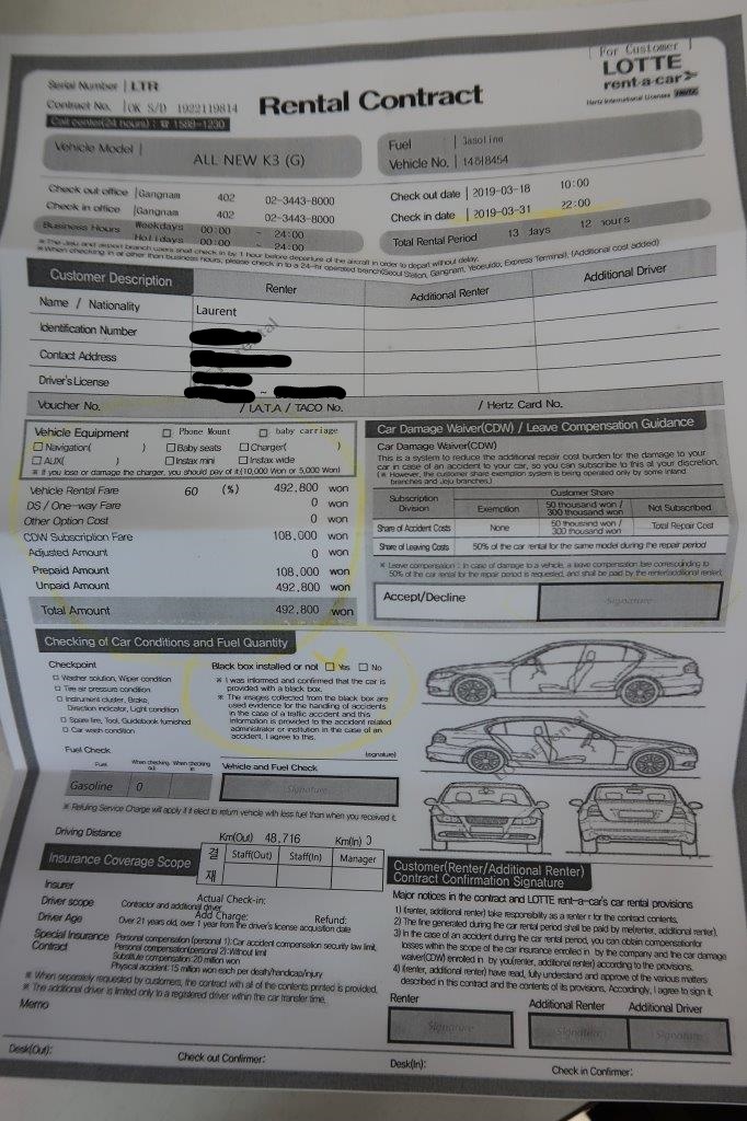 Comment louer une voiture en Coree - Blog the korean dream (14)