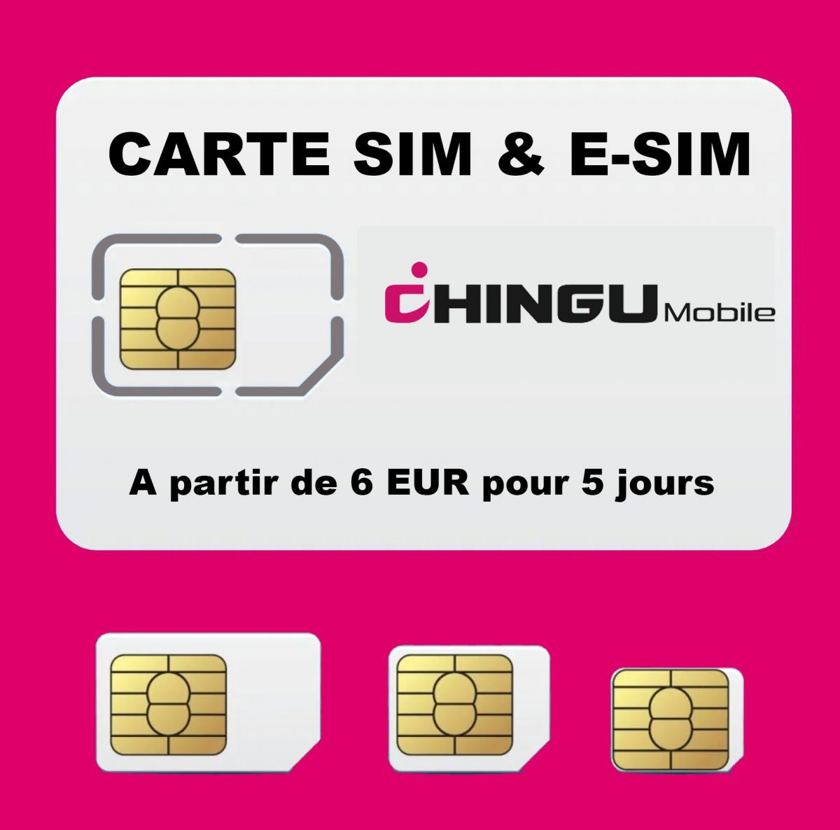 Carte SIM Corée (Chingu mobile)
