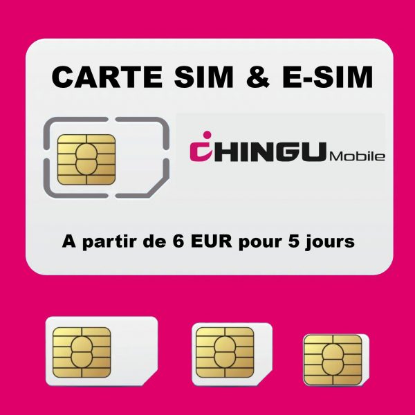 Carte SIM Corée (Chingu mobile)