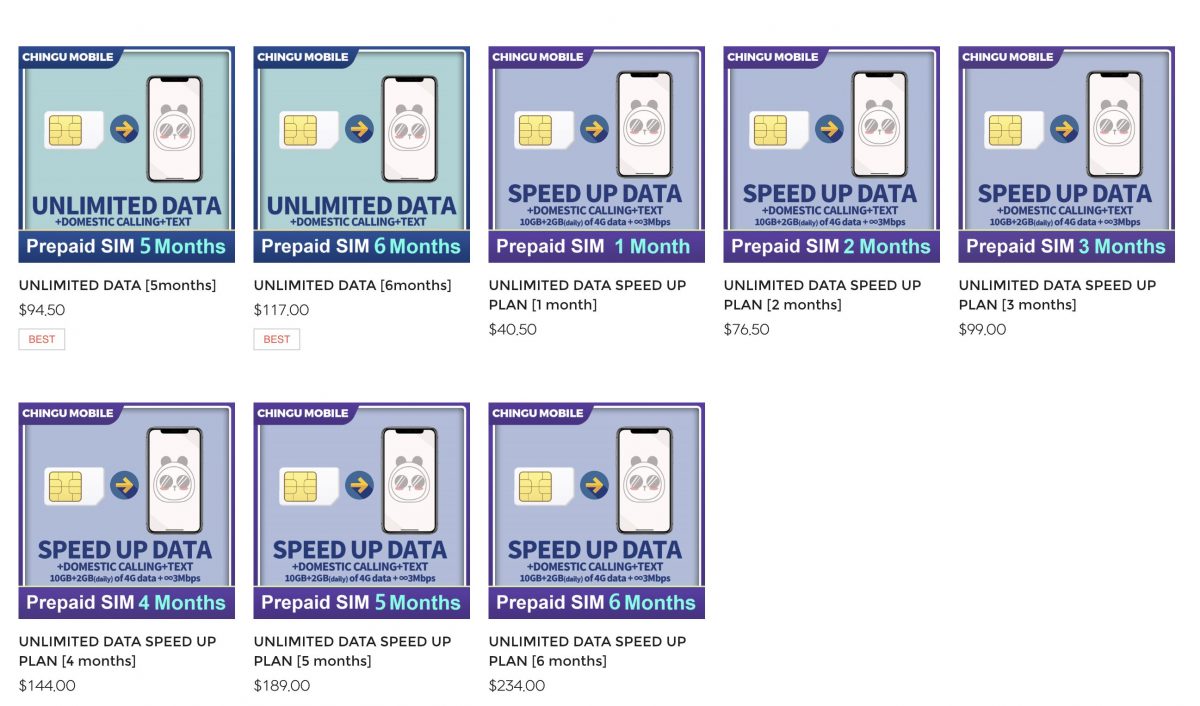 Chingu mobile la carte SIM qu'il te faut en Corée ! THE KOREAN