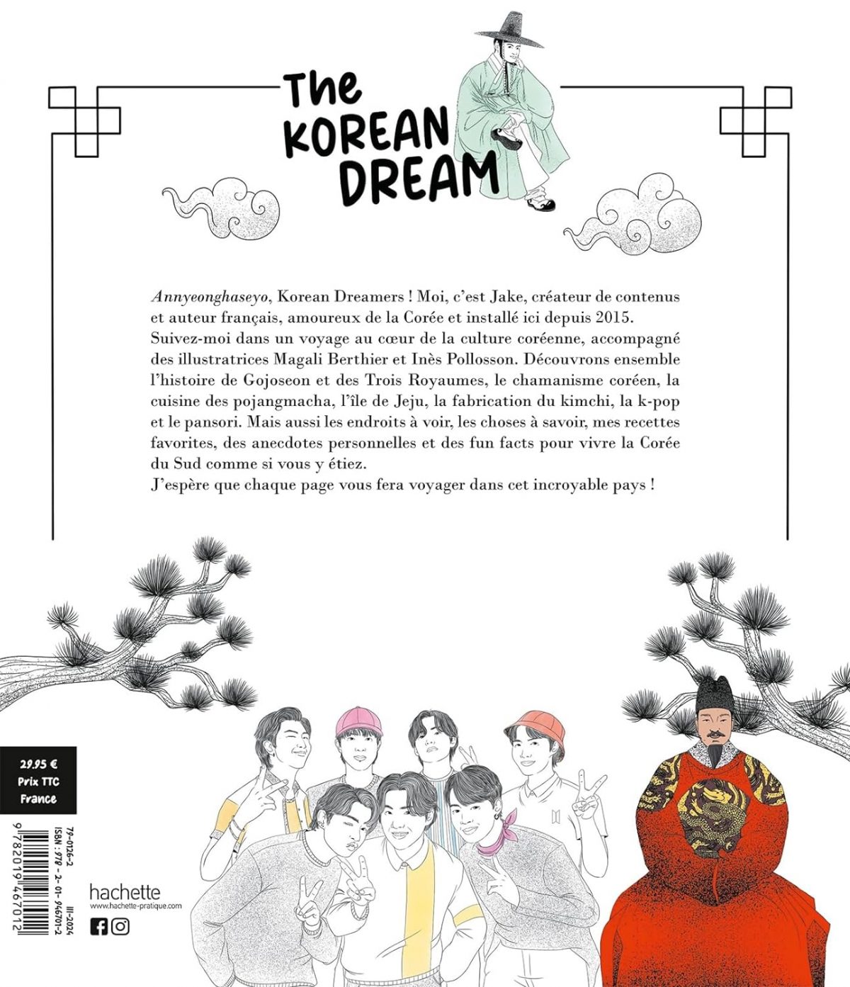 The Korean Dream Voyage au coeur de la Corée du Sud dos BTS Sejong The Korean Dream - Voyage illustré au coeur de la Corée du Sud