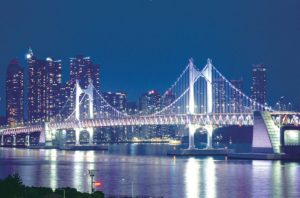 PLAGE DE GWANGALLI PONT GWANGANDAEGYO ACTIVITE BUSAN
