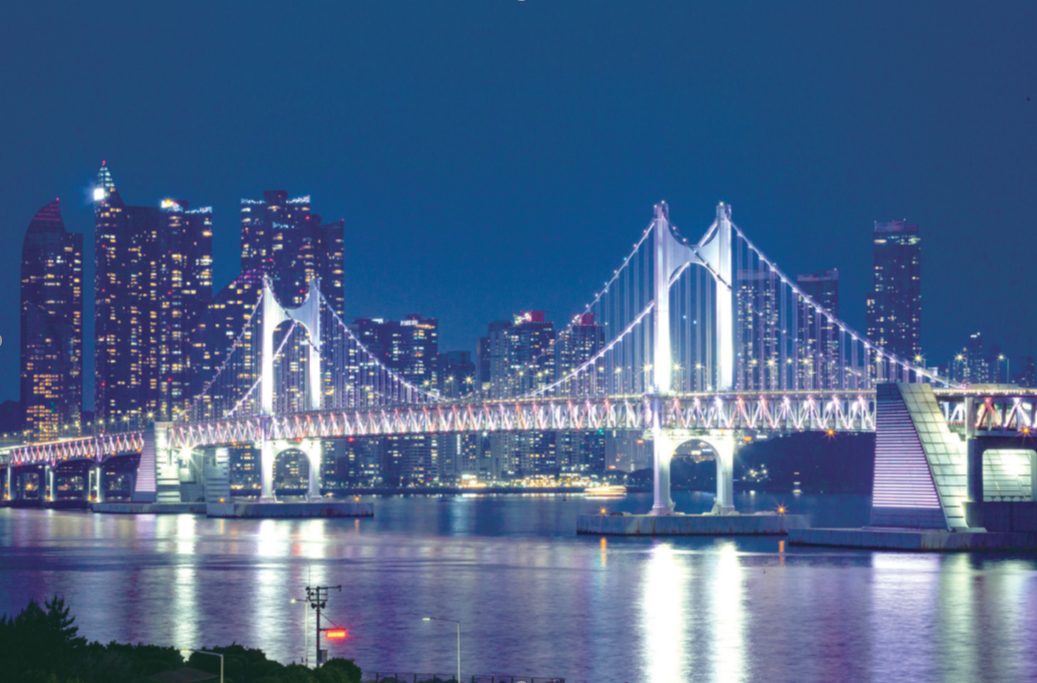 PLAGE DE GWANGALLI PONT GWANGANDAEGYO ACTIVITE BUSAN