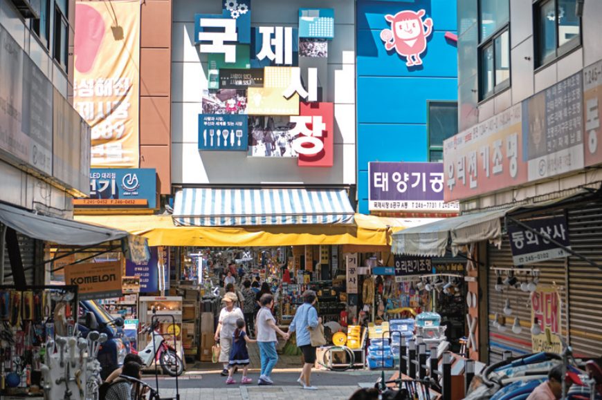 Gukje Market activité food Busan