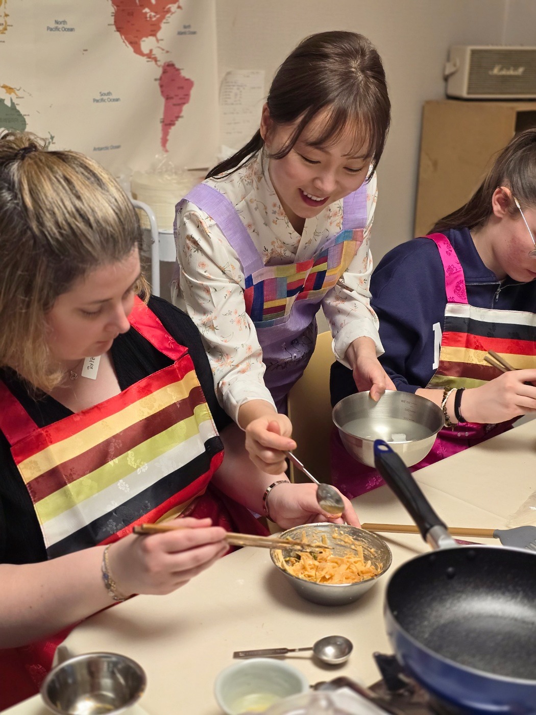 Cours de cuisine avec une coréenne en français