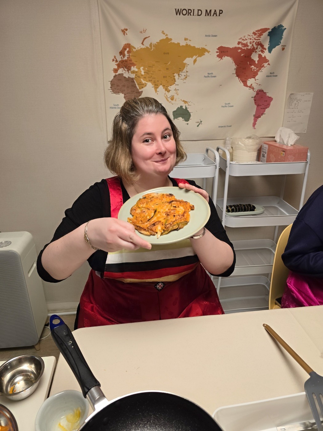Cours de cuisine avec une coréenne en français