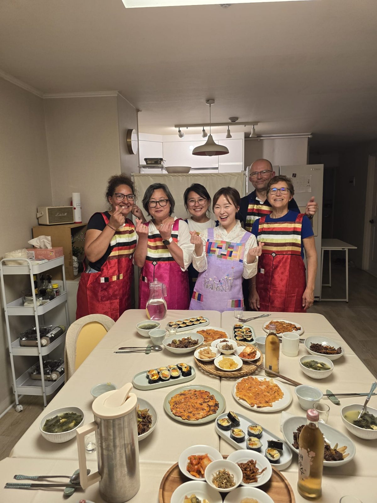 Cours de cuisine avec une coréenne en français