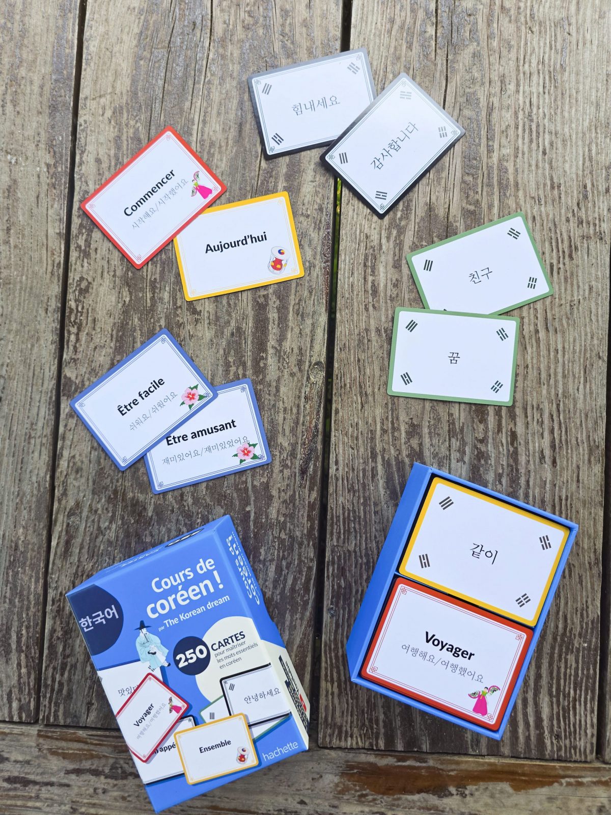 Cours de coréen ! 250 flash cartes pour maîtriser les mots essentiels en coréen